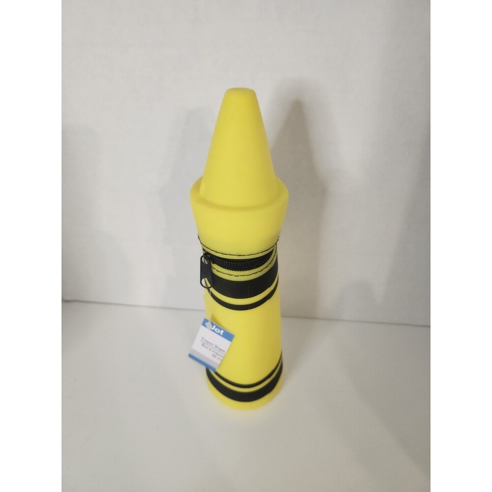 Crayon Shape Rubber Pencil Pouch - NEW